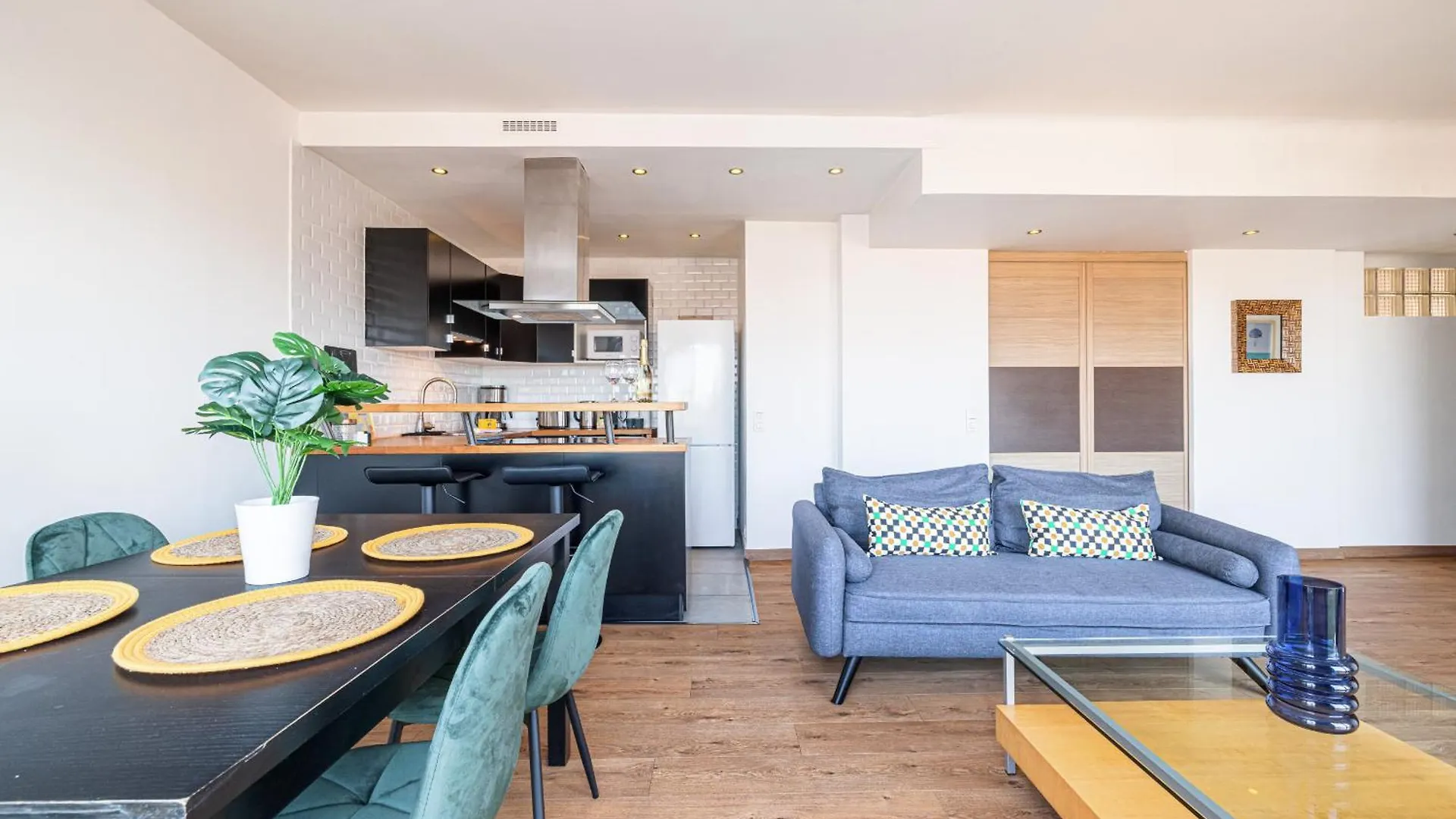 Open Sky Terrace Lage 1 Bdr & Parking Apartment Nice