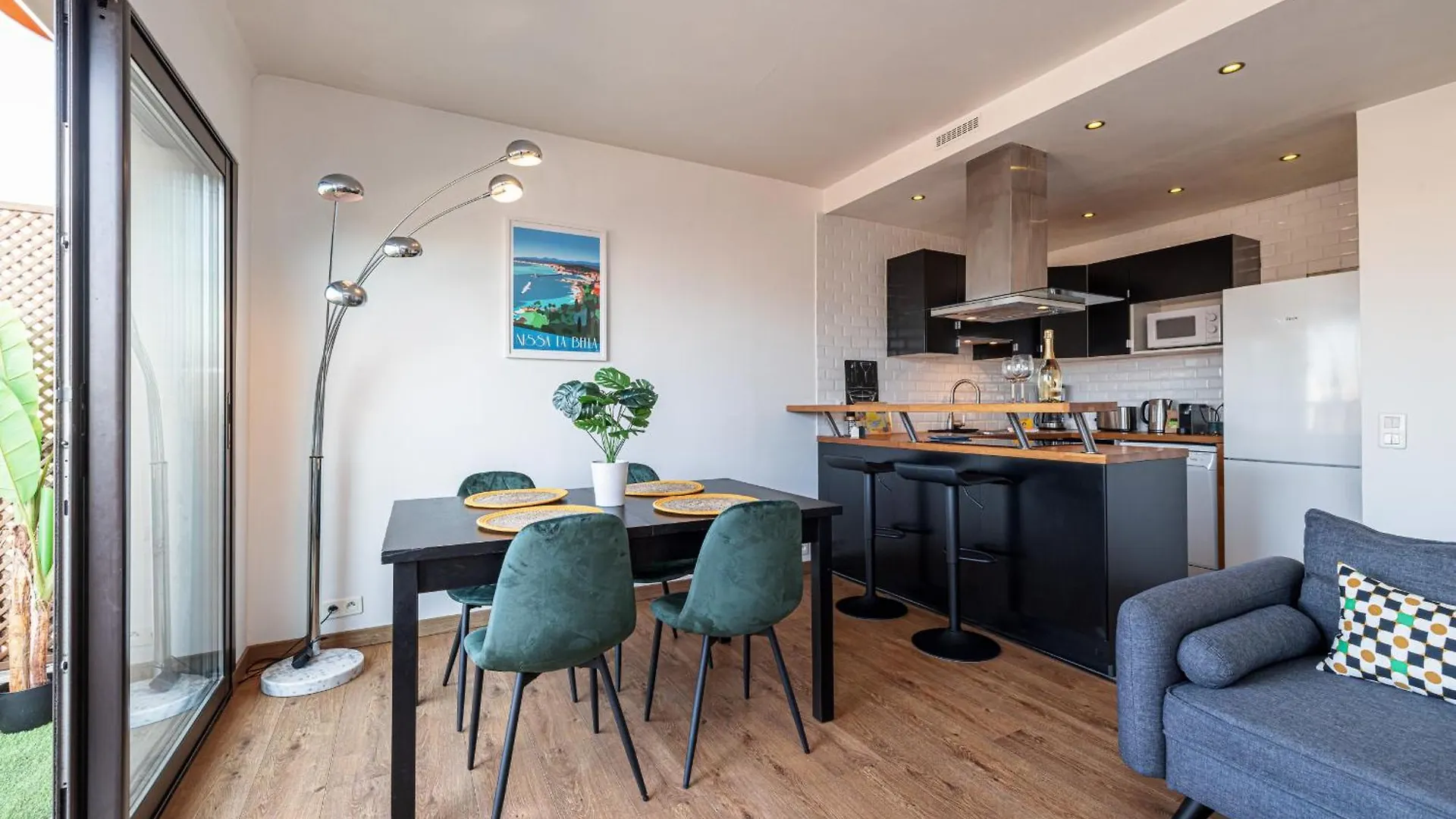 Open Sky Terrace Lage 1 Bdr & Parking Apartment Nice
