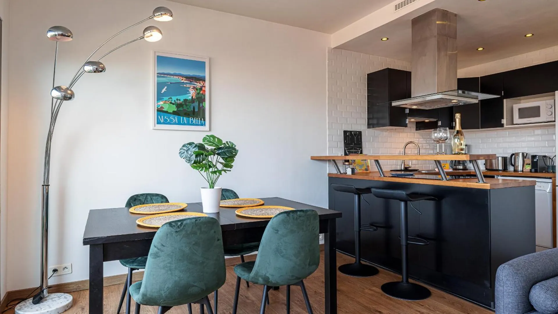 Open Sky Terrace Lage 1 Bdr & Parking Apartment Nice