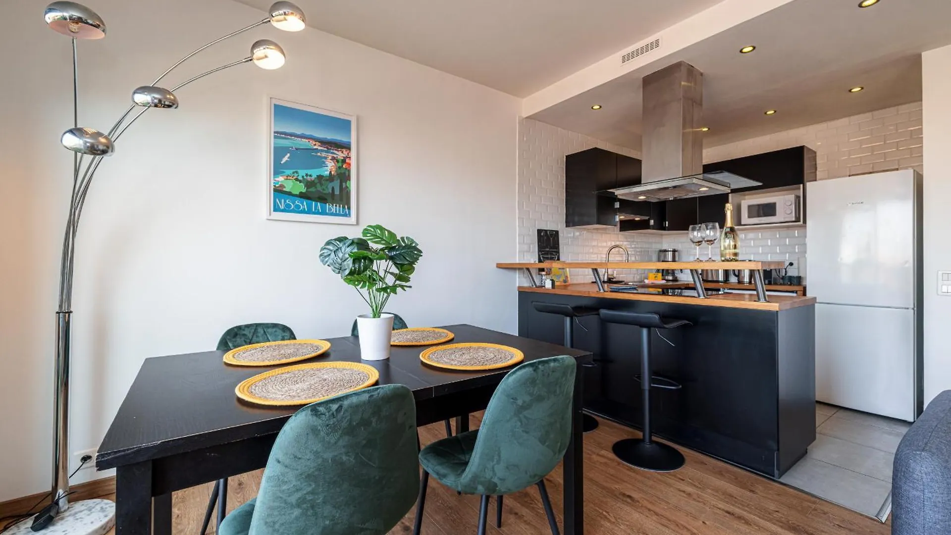 Open Sky Terrace Lage 1 Bdr & Parking Apartment Nice
